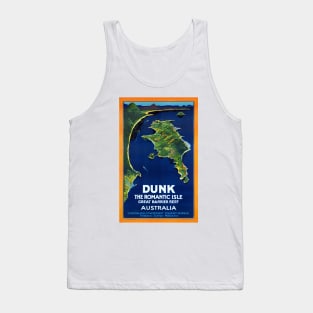 Vintage Travel Poster Dunk Australia Tank Top